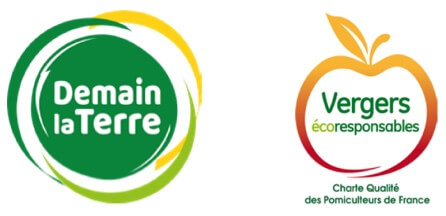 logo produits labellisés Vergers écoresponsables, Demain La Terre